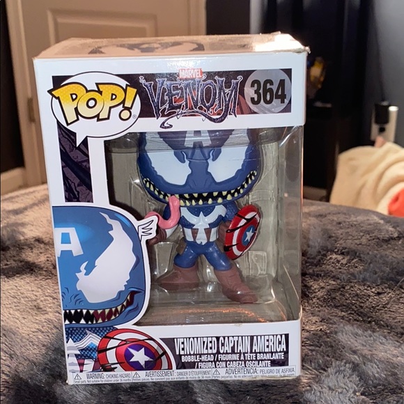 venomized captain america pop